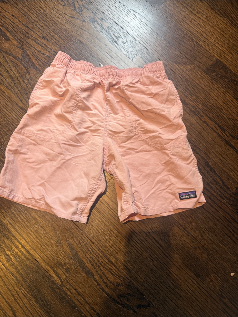 Patagonia Kids Light Pink Elastic Waist Shorts